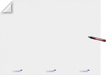 LEGAMASTER Flipchart-Folie Magic-Chart 15 Blätter kariert 90 x 120 cm weiß