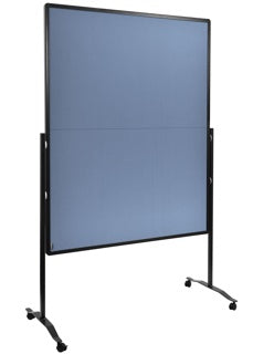 LEGAMASTER Moderationswand Premium Plus klappbar 120 x 150 cm graublau