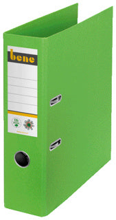 BENE Ordner 301400 A4 CO2-neutral Graupappe breit 8 cm grün