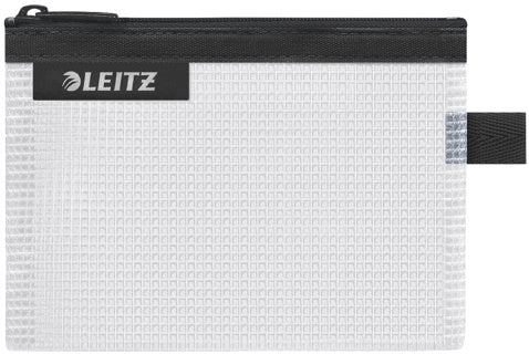 LEITZ Zipbeutel Traveller WOW 4024 S 105 x 140 mm transparent/schwarz