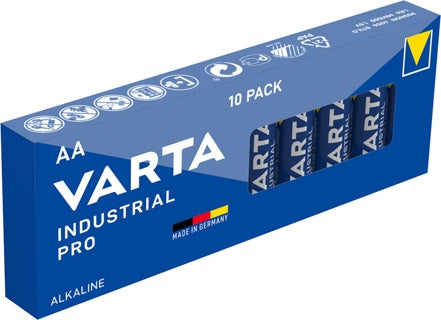 VARTA Batterie Industrial Pro 10 Stück AA