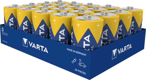 VARTA Batterie Industrial Pro 20 Stück D