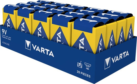 VARTA Batterie Industrial Pro 20 Stück 9V
