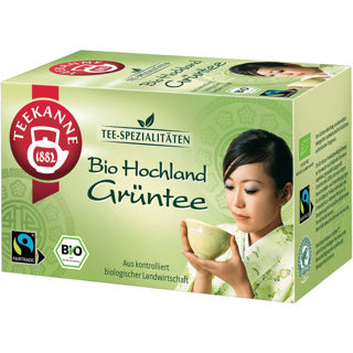 TEEKANNE Grüntee Bio Hochland Fairtrade 20 Beutel à 1.75 g