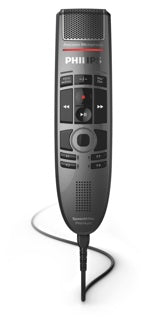 PHILIPS Diktiermikrofon SpeechMike Premium Touch 3720 dunkelgrau pearl metallic