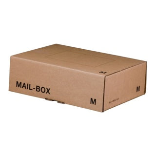 SMARTBOXPRO Versandkarton MailBox M 331 x 104 x 241 mm braun