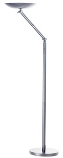 UNILUX LED-Deckenfluter Varialux mit Gelenkarm dimmbar 196 cm metallgrau