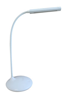 UNILUX LED-Schreibtischlampe Nelly mit Akku weiß