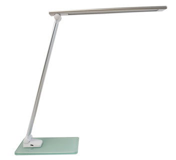 UNILUX LED-Tischleuhte Popy mit Glassockel weiß