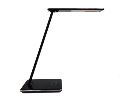 UNILUX LED-Schreibtischlampe Linka mit Ladepad schwarz