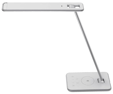 UNILUX LED-Schreibtischlampe Jazz mit Ladepad weiß