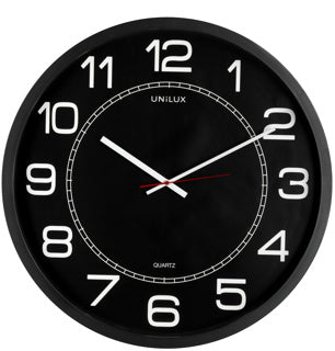 UNILUX Wanduhr Mega Ø 57.5 cm schwarz