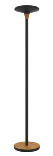 UNILUX Deckenfluter BALY BAMBOO LED 180 cm schwarz/bambus