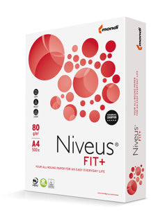 NIVEUS Kopierpapier Fit+ 500 Blatt DIN A4 80 g/m² hochweiß