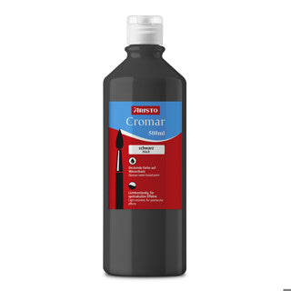 ARISTO Flüssigmalfarbe Cromar AR30870 500 ml schwarz