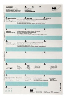 MAPPEI Selbstklebeprintreiter 455008P 100 Stück 55 x 10 mm hellblau