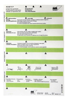 MAPPEI Selbstklebeprintreiter 455011P 100 Stück 55 x 10 mm hellgrün