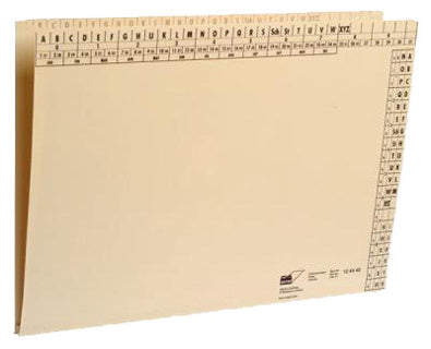 MAPPEI Ordnungsmappe 104446 50 Stück DIN A4 mit Bodenfalte 230g/m² chamois