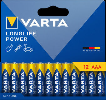 VARTA Batterie Longlife Power 12 Stück Typ AAA