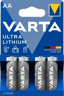 VARTA Batterie Ultra Lithium AA 4 Stück im Blister