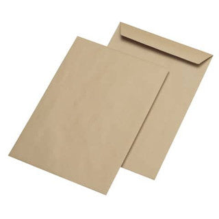 MAILMEDIA Versandtasche 250 Stück DIN B4 ohne Fenster gummiert braun