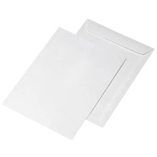 MAILMEDIA Versandtasche 250 Stück DIN C4 ohne Fenster mit Abziehstreifen 90g/m² weiß