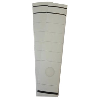 CORONA Rückenschild 10 Stück breit lang selbstklebend 61.5 x 285 mm weiß