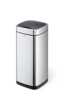DURABLE Abfalleimer 3423 NO TOUCH 35 Liter mit Sensortechnik 30.5 x 69 x 30.5 cm silber