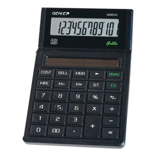 GENIE Taschenrechner 305 ECO 12-stellig schwarz