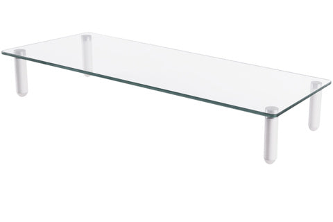 DIGITUS Monitorerhöhung Glas bis 20 kg 56 x 21 x 8 cm transparent