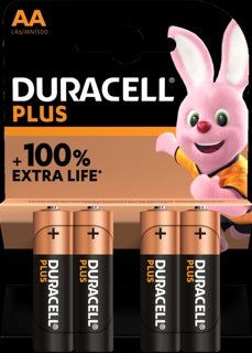 DURACELL PLUS Batterie AA (MN1500/LR6) BOOST 4 ST