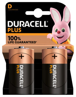 DURACELL PLUS Batterie 2 Stück D 1300/LR20