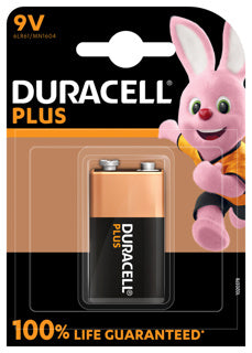DURACELL PLUS Batterie 1 Stück 9V 1604/6LR61