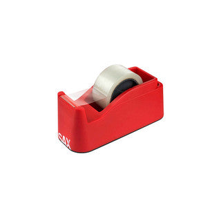 SAX Tischabroller 729 inkl. Klebeband 50 mm rot
