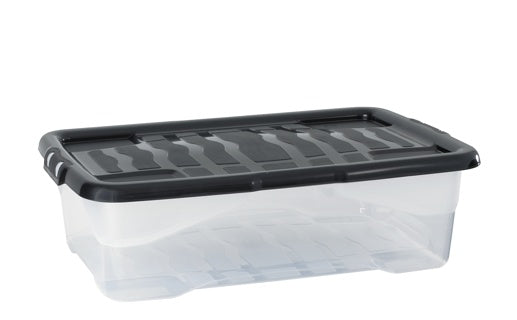 CEP Aufbewahrungsbox Curve 30 l mit Deckel transparent