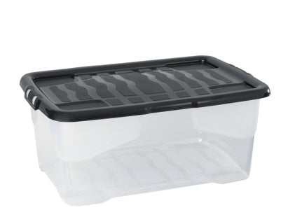 CEP Aufbewahrungsbox Curve 42 l mit Deckel transparent