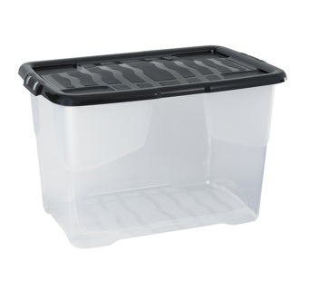 CEP Aufbewahrungsbox Curve 65 l mit Deckel transparent