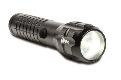 MAUL LED-Taschenlampe MAULkronos S Leuchtweite bis 196 m 14 cm mattschwarz