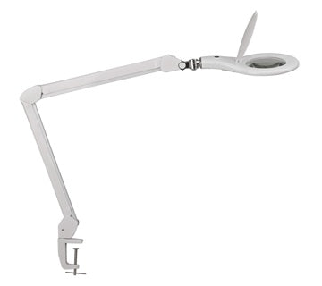 MAUL LED-Lupenleuchte MAULmakro mit Klemmfuß weiß