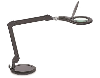 MAUL LED-Lupenleuchte MAULmakro mit Standfuß schwarz