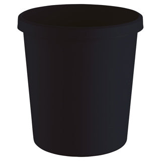 HELIT Papierkorb "the green german" 18 Liter schwarz