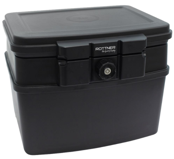ROTTNER Feuerschutzkasse Fire Data Box 3 18 Liter schwarz