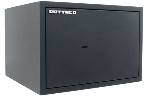 ROTTNER Möbeltresor Powersafe 300 mit Doppelbartschloss 24 Liter anthrazit