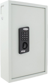 ROTTNER Schlüsseltresor Keytronic 48 mit Elektroschloss für 48 Schlüssel grau