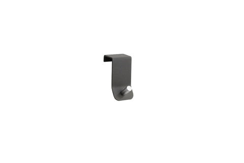 ALCO Türgarderobenhaken 2861 Eisen 4 x 8 x 3 cm satingrau