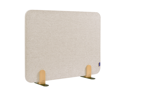 LEGAMASTER Tischtrennwand Akustik Elements inkl. Halterungen 60 x 80 cm beige