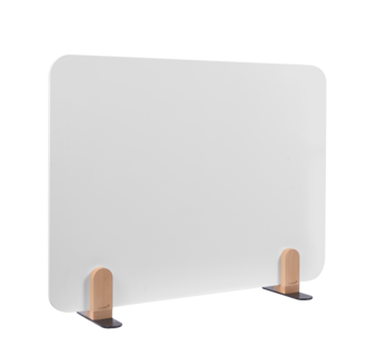 LEGAMASTER Tischtrennwand Whiteboard Elements inkl. Halterungen 60 x 80 cm weiß