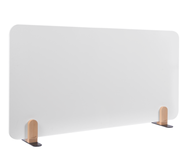 LEGAMASTER Tischtrennwand Whiteboard Elements inkl. Halterungen 60 x 120 cm weiß