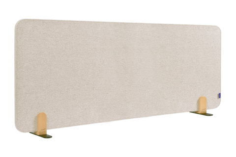 LEGAMASTER Tischtrennwand Akustik Elements inkl. Halterungen 60 x 160 cm beige