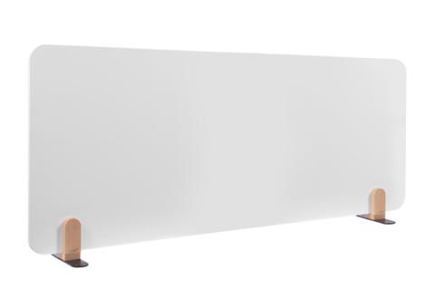 LEGAMASTER Tischtrennwand Whiteboard Elements inkl. Halterungen 60 x 160 cm weiß